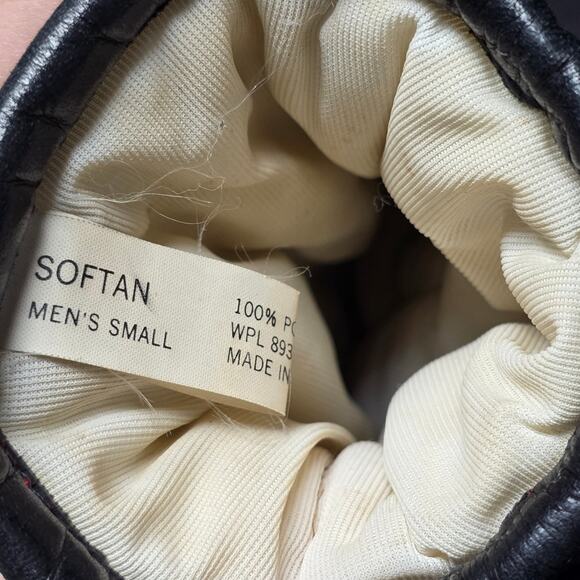 Vintage ARIS Red & Black SOFTAN Winter Weather Snow Ski Gloves Men's Small - Picture 13 of 16